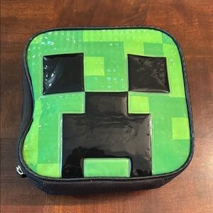 Minecraft Video Game Creeper Insulated Reusable Lunch Bag